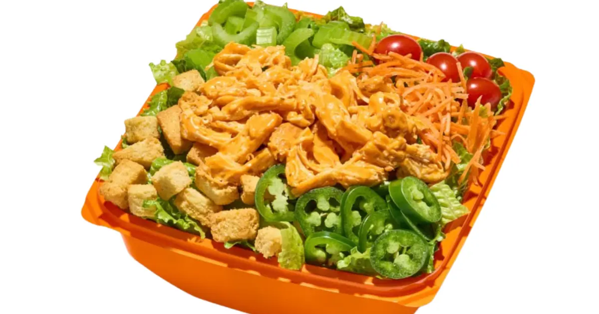 Buffalo chicken salad salad and go